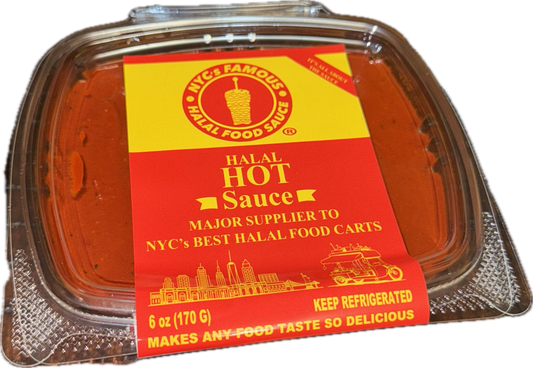 HALAL HOT SAUCE 6oz (EXTREMELY HOT)